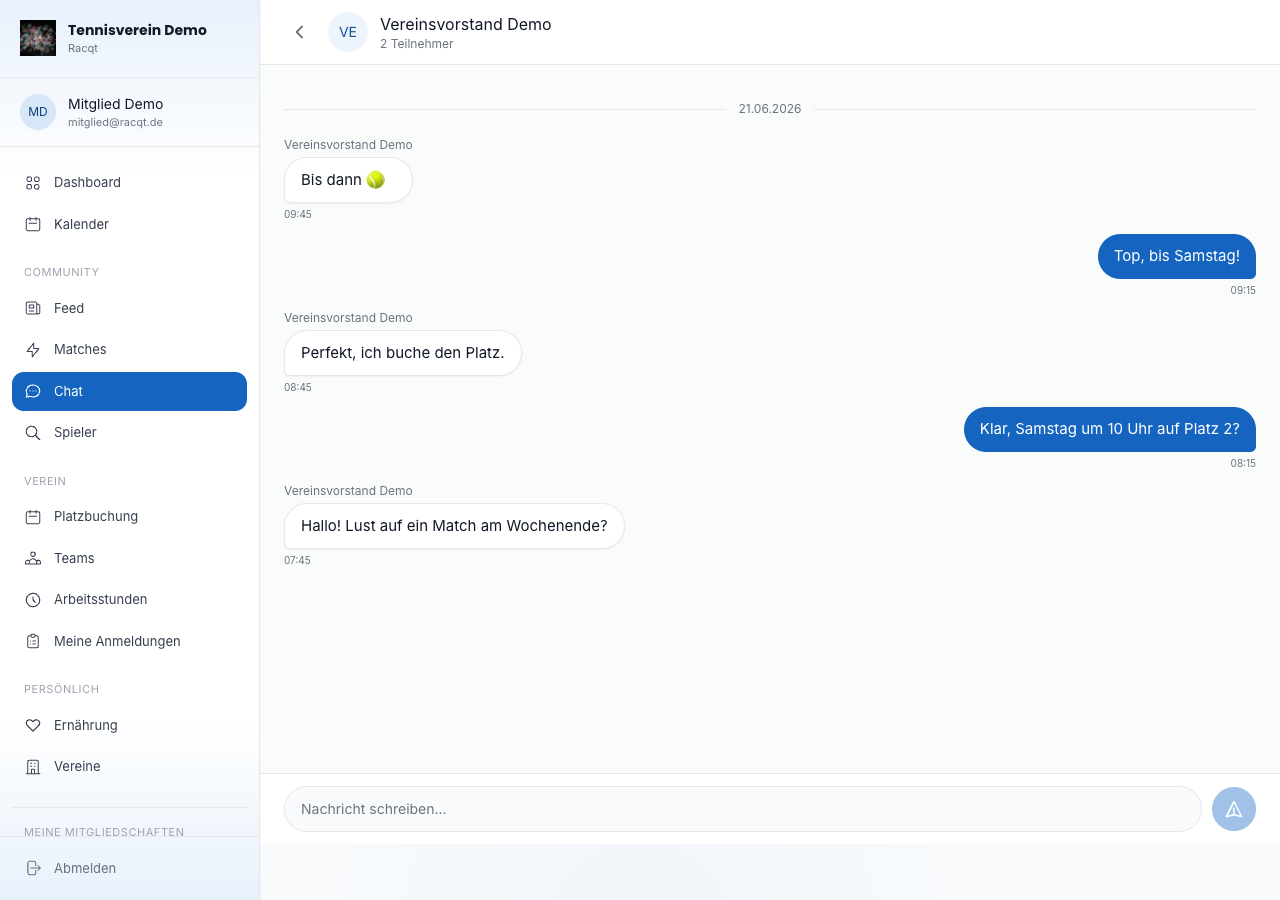 Offene Chat-Unterhaltung